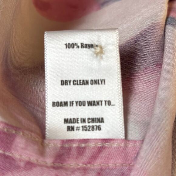 Pleasures Men's Wormy Lips Short Sleeve Button Down Shirt NWT Size Large - Picture 8 of 8